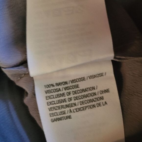 LOGO Lavish Lori Goldstein Tunic Top Purple Large Boho Bohemian Preppy Beach - Picture 8 of 8